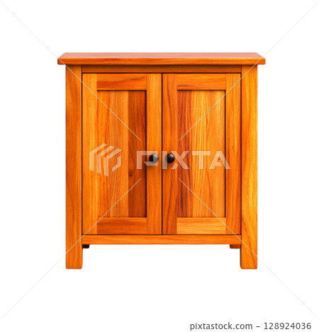 Elegant Wooden Cabinet with Two Doors for Storage and Home Decor Enhancement Elegant Wooden Cabinet with Two Doors for Storage and Home Decor Enhancement 128924036
