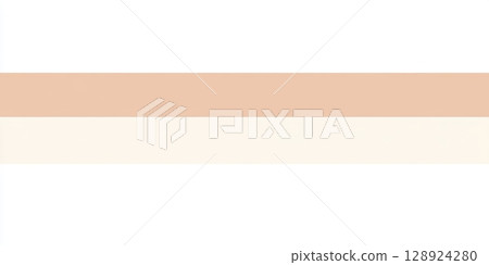 Abstract Beige Cream Minimalist Horizontal Stripes Background Design Simple Elegant Texture Pattern 128924280