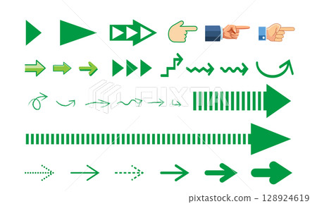 Icon [Arrow set] 128924619