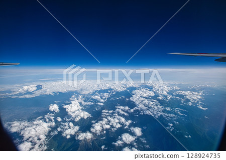 Scenery from the plane window Scenery from the plane window 128924735