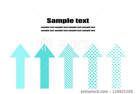 上升的淡藍色箭頭背景向量圖 128925288