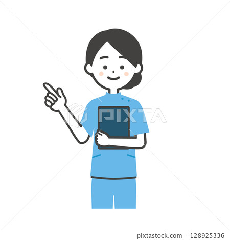 Illustration of a woman dressed as a Casey Illustration of a woman dressed as a Casey 128925336