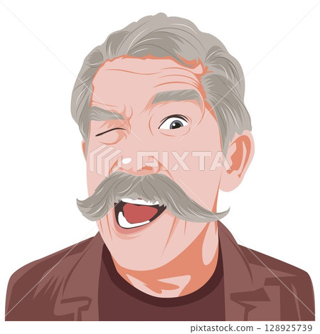oldman senior expression 128925739