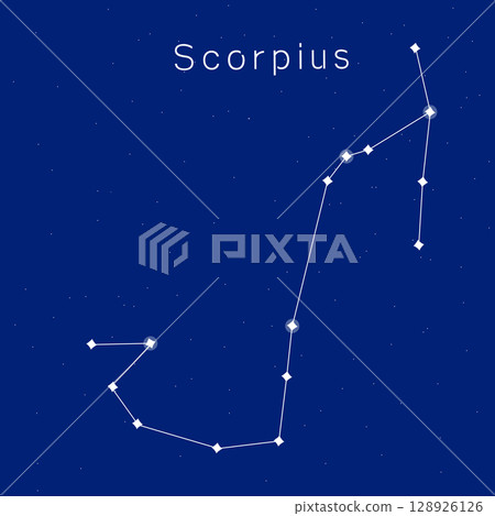 天蠍座星座圖 天蠍座星座圖 128926126