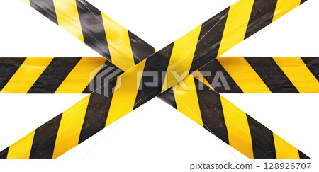 Warning Tape Cross 128926707