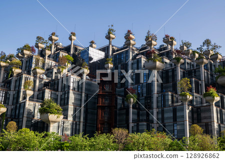 Tian'an Sunshine Plaza architecture or 1000 trees building, Shanghai 128926862