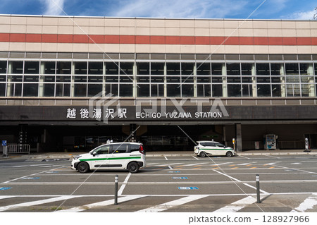 新潟縣湯澤町 JR越後湯澤站西口 新潟縣湯澤町 JR越後湯澤站西口 128927966