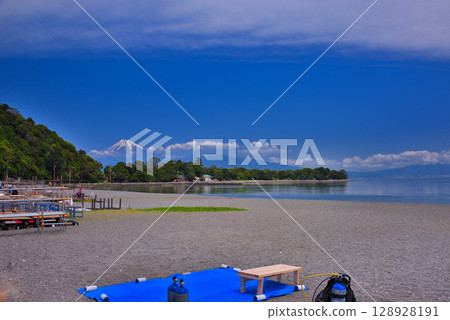 中部地區、伊豆半島、在海外也享有盛名的潛水勝地大瀨崎、靜岡縣沼津市西浦大瀨海灘（3） 128928191
