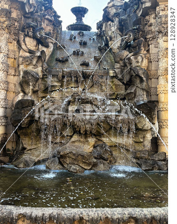 Zwinger in Dresden in summer. Zwinger in Dresden in summer. 128928347