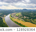 Saxon Switzerland view from above. 128928364
