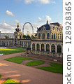 Zwinger in Dresden in summer. 128928365