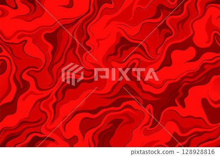 Modern red marble texture. Seamless vector design. 128928816