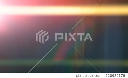 Abstract background of real lens flare for overlay or transition 128929176