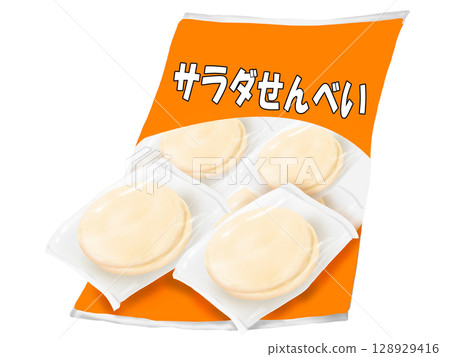 沙拉米餅的手繪插圖 128929416