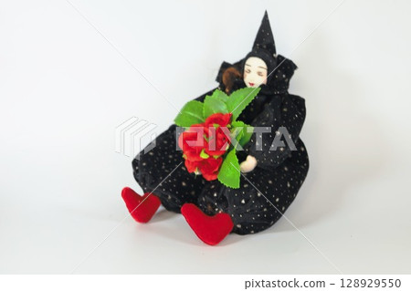 拿著花的女巫 拿著花的女巫 128929550