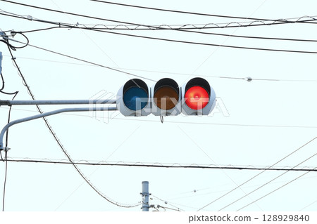 Incandescent light bulb traffic light_25 Incandescent light bulb traffic light_25 128929840
