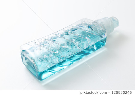 Laundry detergent on white background Laundry detergent on white background 128930246