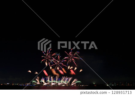 夏日夜空中綻放的煙火<桑名水鄉煙火大會2025> 夏日夜空中綻放的煙火<桑名水鄉煙火大會2025> 128931713