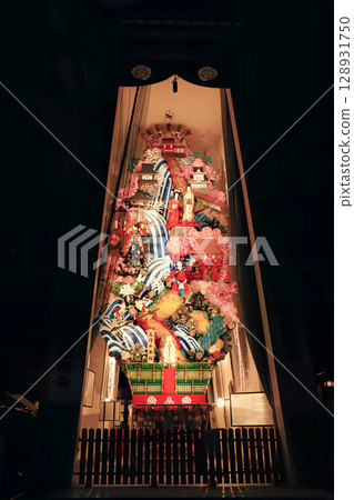 Yamakasa festival at Kushida Shrine in Fukuoka 128931750