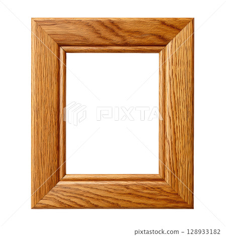 Wooden Picture Frame with Simple Design and Natural Texture for Art Displays and Decor 128933182
