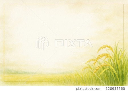 Frame material: Rice ears Frame material: Rice ears 128933360