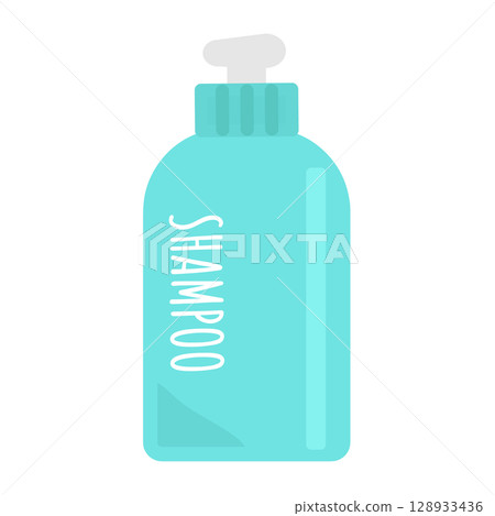 Shampoo bottle illustration 128933436