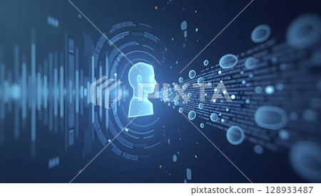 Virtual AI Assistant Interface Design Concept Virtual AI Assistant Interface Design Concept 128933487