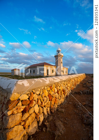Menorca Punta Nati Faro lighthouse Balearic Islands 128935341