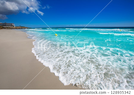 Menorca Platja Sant Tomas in Es Mitjorn Gran at Balearics 128935342