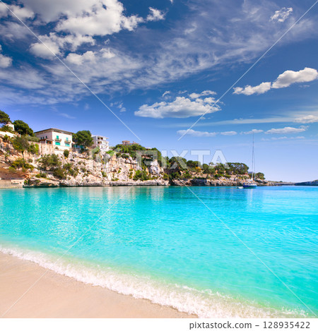 Porto Cristo beach in Manacor Majorca Mallorca 128935422