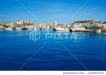 Santa Pola port marina in Alicante Spain 128935428