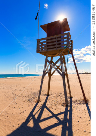 Canet de Berenguer beach in Valencia in Spain Canet de Berenguer beach in Valencia in Spain 128935467