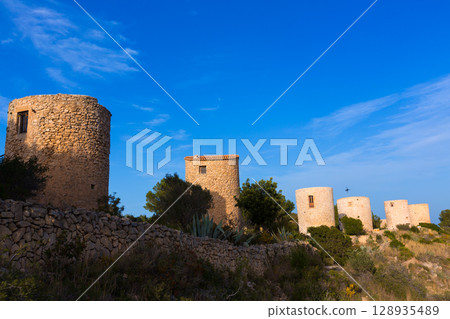 Javea Xabia Molins de la Plana old windmills Alicante 128935489