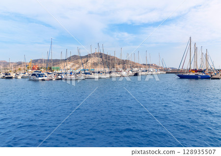 Cartagena Murcia port marina in Spain 128935507