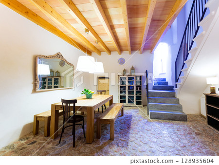 Majorca Balearic indoor house in Balearic Mediterranean style Majorca Balearic indoor house in Balearic Mediterranean style 128935604