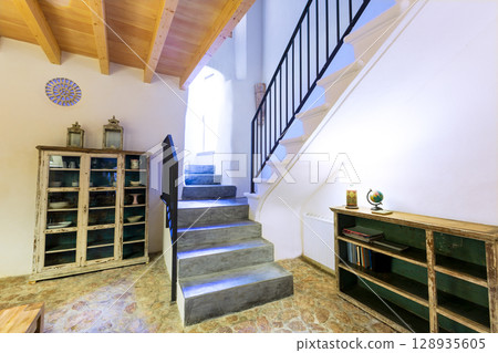 Majorca Balearic indoor house in Balearic Mediterranean style Majorca Balearic indoor house in Balearic Mediterranean style 128935605