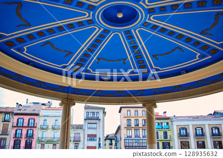 Pamplona Navarra Spain plaza del Castillo square 128935632