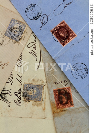 anonymous handwritten real old letters from Spain anonymous handwritten real old letters from Spain 128935658