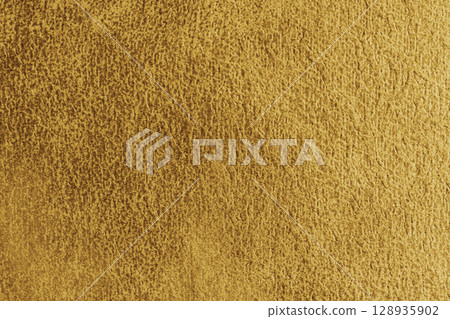 Close up, macro structure of yellow suede fabric with abstract embossed shabby, messy texture. Close up, macro structure of yellow suede fabric with abstract embossed shabby, messy texture. 128935902