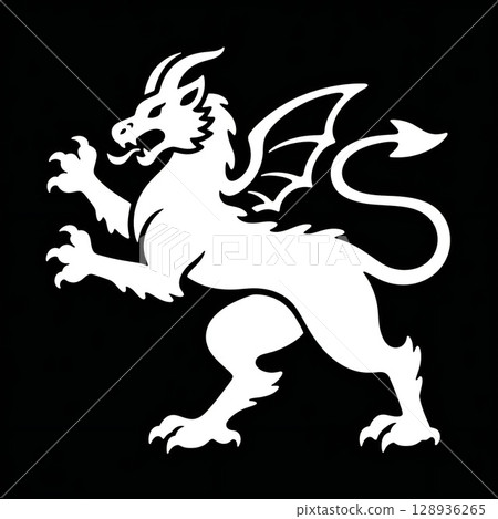 Pictogram Chimera silhouette 128936265