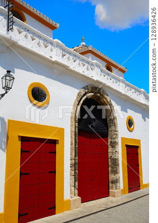 Seville Maestranza bullring plaza toros Sevilla 128936426
