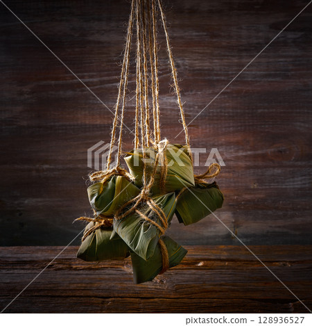 Zongzi Glutinous sticky Rice Dumplings recipe Zongzi Glutinous sticky Rice Dumplings recipe 128936527