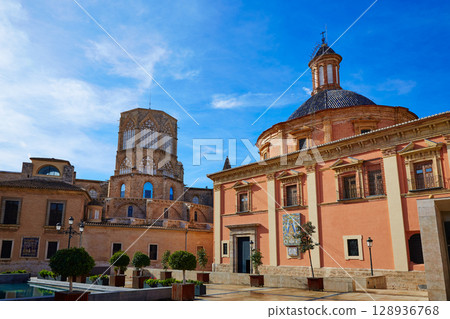 Valencia Basilica Desamparados and Cathedral Valencia Basilica Desamparados and Cathedral 128936768