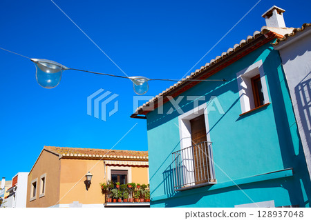 Denia Village mediterranean facades in Alicante Denia Village mediterranean facades in Alicante 128937048