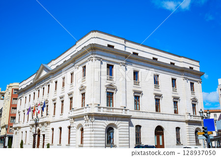 Burgos downtown buildings in Castilla Spain 128937050