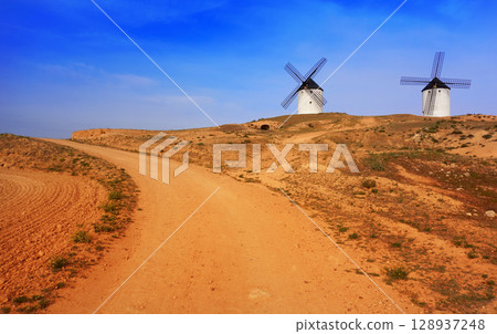 Tembleque windmills in Toledo La Mancha 128937248