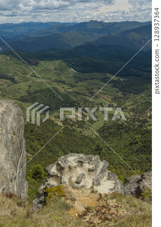 View from Bell Rock Loop Track, Tutira, Hawke's Bay, New Zealand 128937364