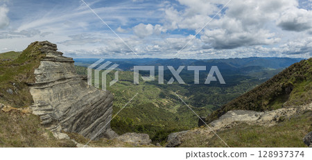 View from Bell Rock Loop Track, Tutira, Hawke's Bay, New Zealand View from Bell Rock Loop Track, Tutira, Hawke's Bay, New Zealand 128937374