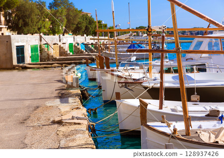 Majorca Porto Colom Felanitx port in mallorca 128937426
