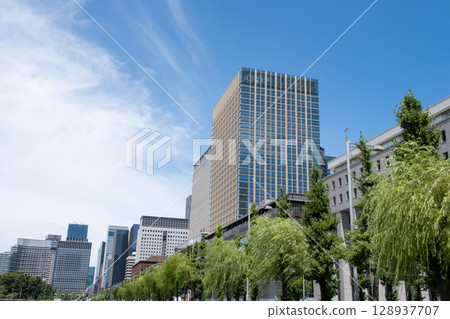 Office buildings seen from the Imperial Palace Plaza Office buildings seen from the Imperial Palace Plaza 128937707